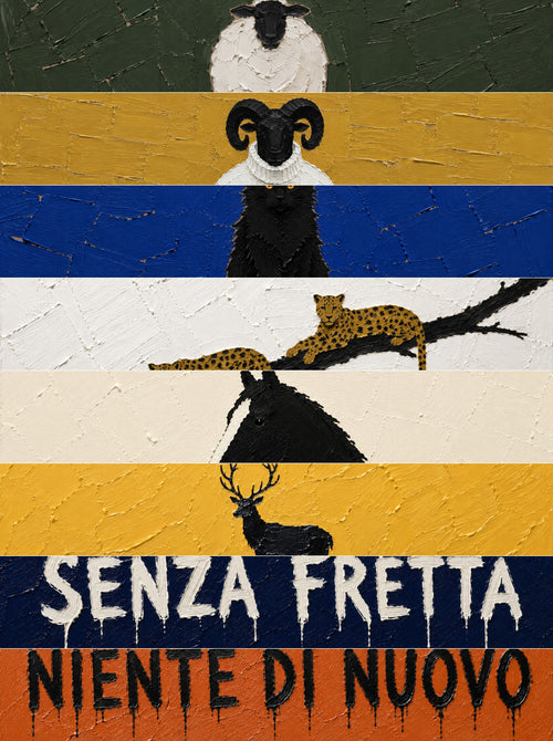 All eight paintings in Bestiario Vol. 1